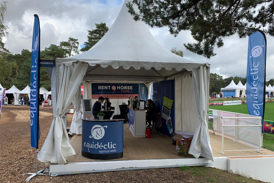Rent a Horse est présent à la Grande semaine SHF de Fontainebleau