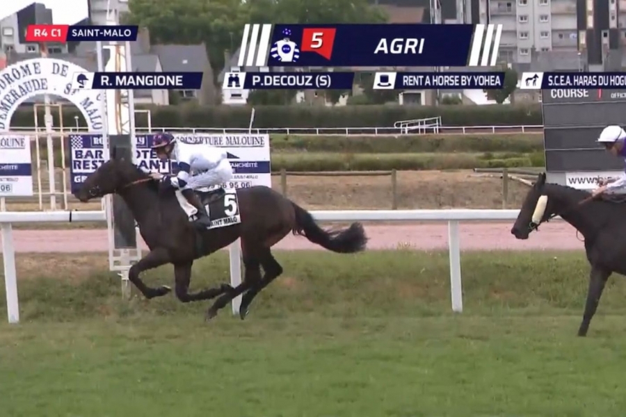Victoire RENT A HORSE BY YOHEA sur l’hippodrome de Saint Malo